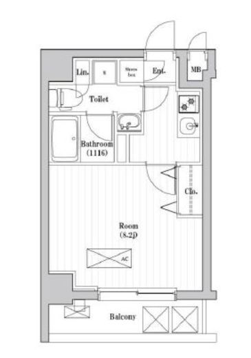 アーバンパーク綾瀬 205 間取り図