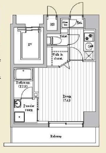 アーバンパーク綾瀬 405 間取り図