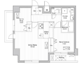 アーバンパーク綾瀬 401 間取り図