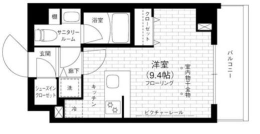 ステージグランデ京急蒲田 2階 間取り図