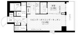 ステージグランデ京急蒲田 8階 間取り図