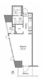 CAVANA+麻布台 803 間取り図