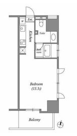 CAVANA+麻布台 804 間取り図