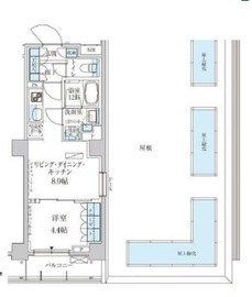 パークアクシス池上 401 間取り図