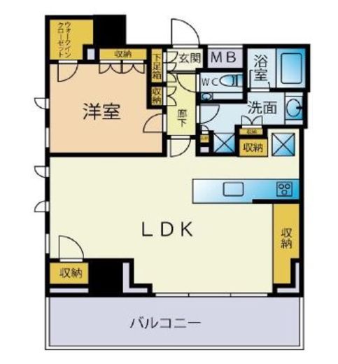 クレヴィアタワー池田山 9階 間取り図