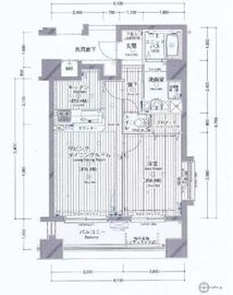 ローヤルシティ神田佐久間町 6階 間取り図