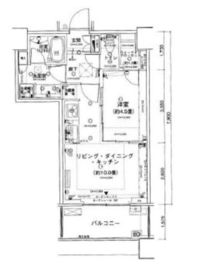 アウルタワー 16階 間取り図