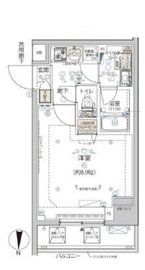 アルコバレーノ錦糸町 8階 間取り図