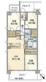 オーベル横浜白幡 3階 間取り図