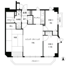 クリオ川崎弐番館 4階 間取り図