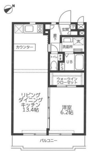 レジディア吉祥寺 309 間取り図