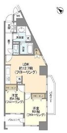 センチュリープラチナマンション大井町 12階 間取り図