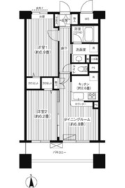 ピエス綱島 507 間取り図