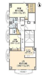グランドマナー青葉台 4階 間取り図
