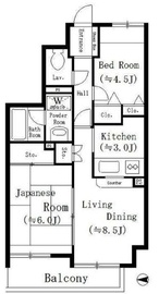 グリーンコート 403 間取り図