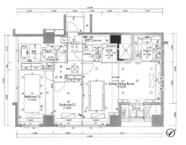 南青山テラス常盤松フォレスト 8階 間取り図