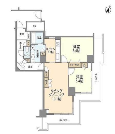 トルナーレ日本橋浜町 35階 間取り図