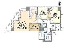 神楽坂アインスタワー 13階 間取り図