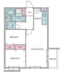 レジディア世田谷若林 314 間取り図