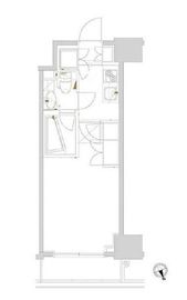 アクサス代々木アジールコート 5階 間取り図