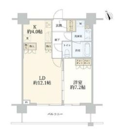 シティタワー新宿 16階 間取り図