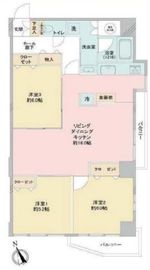 ライオンズマンション文京第2 8階 間取り図