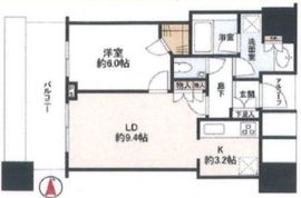 エクラスタワー武蔵小杉 8階 間取り図