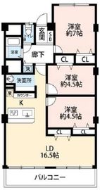 メゾン麻布 10階 間取り図
