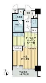 ライオンズマンション麻布十番南 3階 間取り図