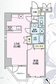 ニアレスタSUGAMO 202 間取り図