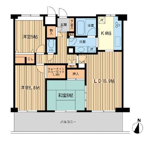 アソシエール練馬春日町 207 間取り図