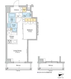 RESIDENCE KOENJI 418 間取り図