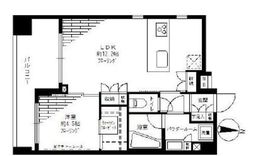 ステージファースト両国アジールコート 701 間取り図