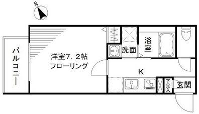 グリーニエ西新宿参番館 404 間取り図