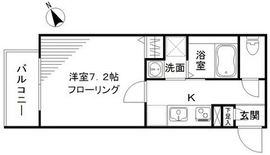 グリーニエ西新宿参番館 404 間取り図