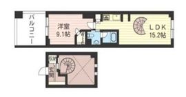 レジデンスシャルマン月島 327 間取り図