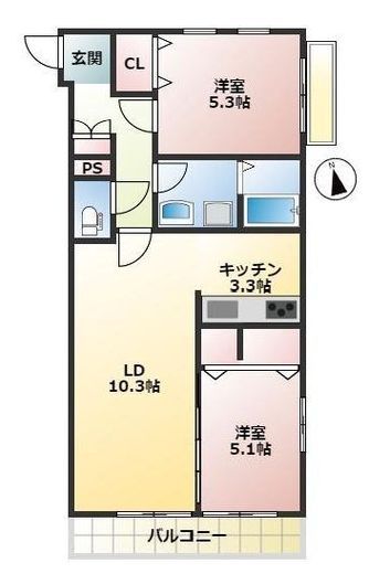 イーストポート 101 間取り図