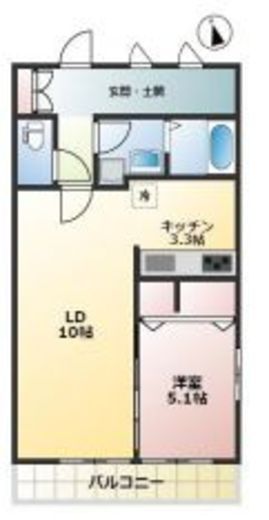 イーストポート 501 間取り図