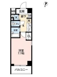 シーネクス本駒込 2階 間取り図