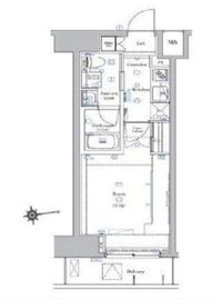 ステージグランデ芝大門 5階 間取り図