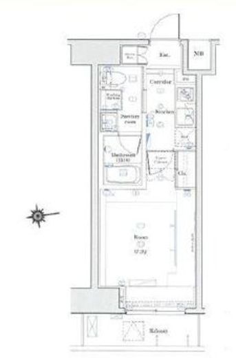 ステージグランデ芝大門 7階 間取り図