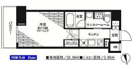 ステージグランデ芝大門 8階 間取り図