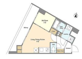 HF北千住レジデンス 606 間取り図