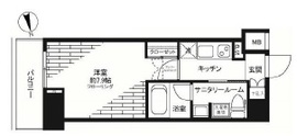 ステージグランデ芝大門 2階 間取り図