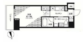 ステージグランデ芝大門 7階 間取り図