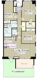 OASE用賀 W105 間取り図