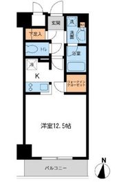 レジデンス両国駅前 1105 間取り図