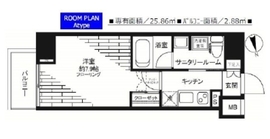 ステージグランデ芝大門 2階 間取り図