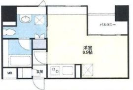 グランカーサ新宿御苑 508 間取り図