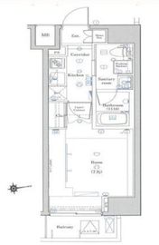 ステージグランデ芝大門 5階 間取り図